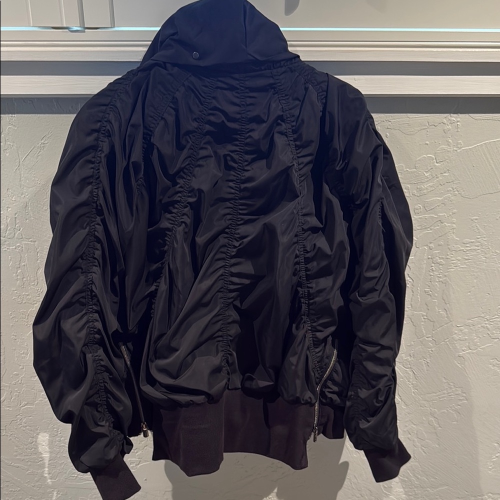 Athleta Black Bomber Jacket - Picture 2 of 3